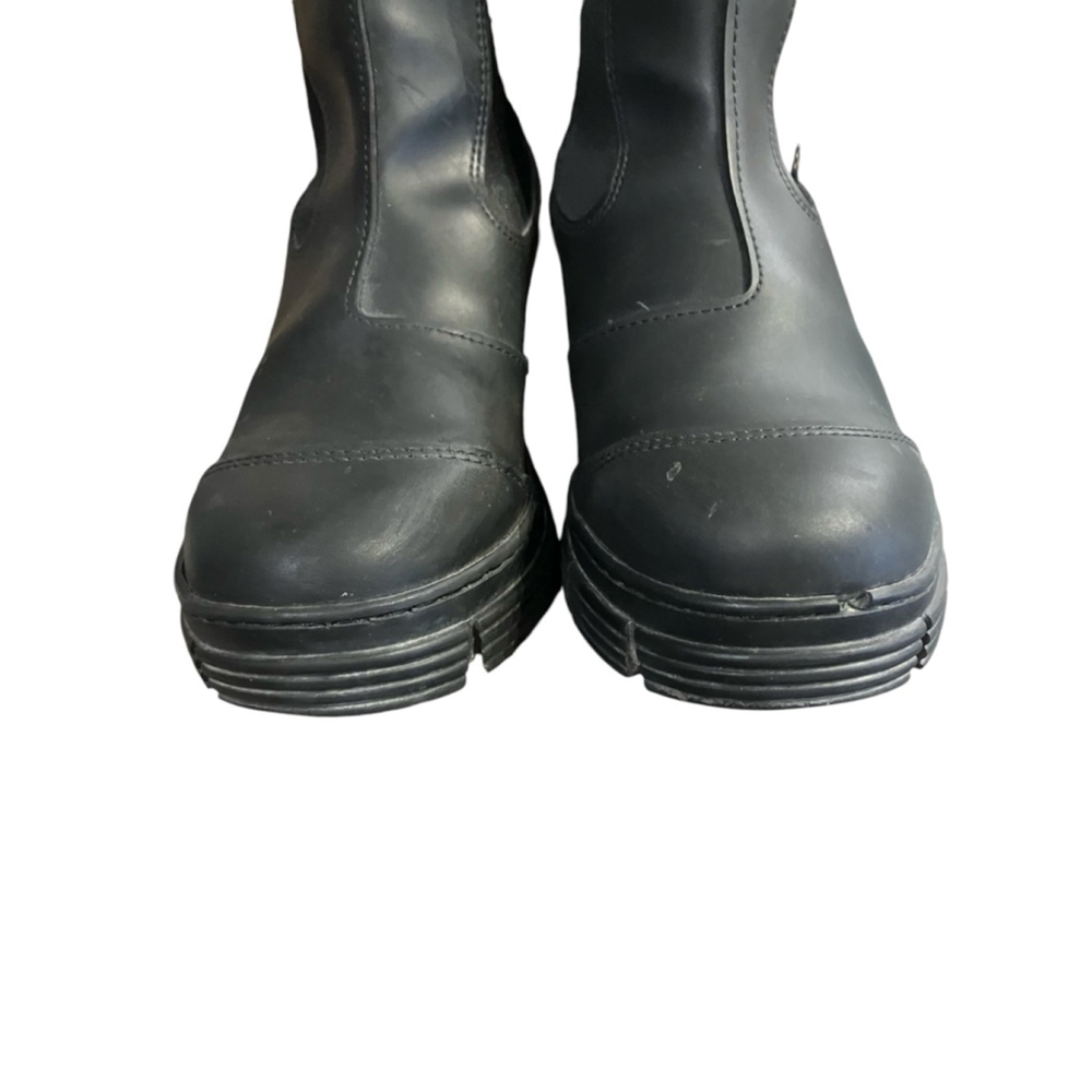 Ganni Black Rubber Grip Chelsea Boots 37 - Picture 7 of 8
